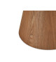 Table basse design 80 cm Chêne