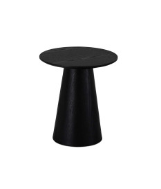 Bout de canapé design 45 cm Chêne noir
