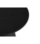 Bout de canapé design 45 cm Chêne noir