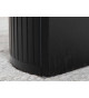 Table à manger noir ovale 200 cm