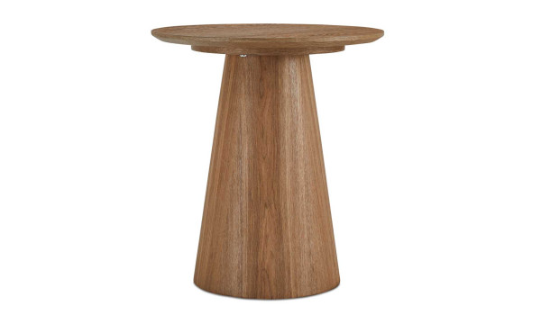 Bout de canapé design 45 cm Chêne