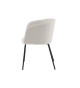 Lot de 2 chaises en velours et métal noir