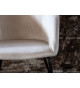 Lot de 2 chaises en velours et métal noir