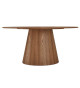 Table salle à manger ovale 160 cm Chêne