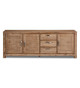 Long Buffet 230 cm Acacia brun brossé
