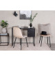 Bureau 95 cm en métal noir