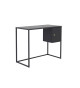 Bureau 95 cm en métal noir