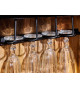 Meuble de bar ethnique en bois massif
