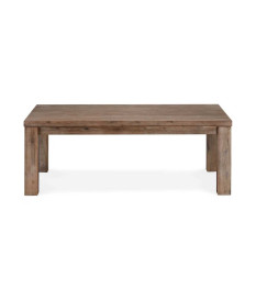 Table basse 140 cm Acacia brun brossé