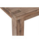 Table à manger 180 cm Acacia brun brossé