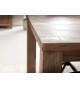 Table à manger 180 cm Acacia brun brossé