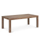 Table à manger 180 cm Acacia brun brossé