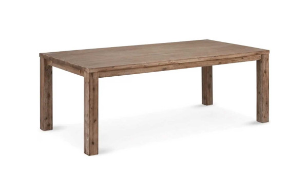 Table à manger 180 cm Acacia brun brossé
