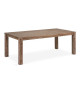 Table à manger 200 cm Acacia brun brossé