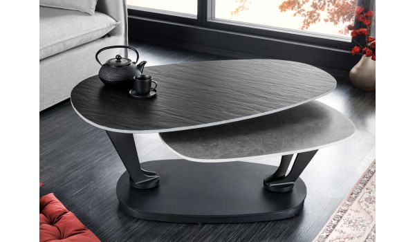 Table basse design rotative