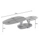 Table basse design rotative