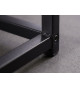 Lot de 2 tables basses carrées en métal noir