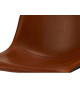 Siège de bar simili cuir Cognac pas cher
