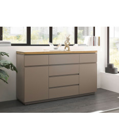 Buffet 150 cm 6 tiroirs et 2 portes