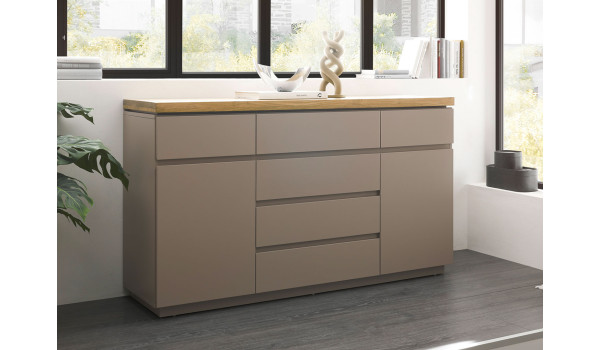 Buffet 150 cm 6 tiroirs et 2 portes