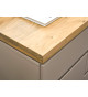 Commode 100 cm 4 tiroirs et 1 porte