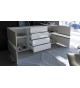 Buffet Blanc Laqué Design / Éclairage LED