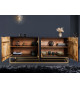 Buffet illusion en manguier sculpté