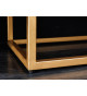 Bahut en bois sculpté teinté noir
