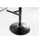 Lot de 2 tabourets de bar en velours côtelé gris