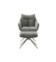 Fauteuil relax avec repose-pieds anthracité