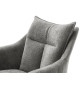 Fauteuil relax avec repose-pieds anthracité
