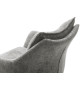 Fauteuil relax avec repose-pieds anthracité