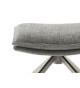 Fauteuil relax avec repose-pieds anthracité