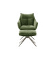Fauteuil avec repose-pieds rotatif à 360°