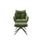 Fauteuil avec repose-pieds rotatif à 360°