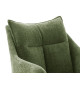 Fauteuil avec repose-pieds rotatif à 360°
