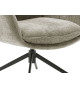 Fauteuil avec repose-pieds rotatif à 360°