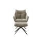 Fauteuil avec repose-pieds rotatif à 360°