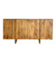 Buffet naturel 4 portes en manguier