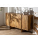 Buffet naturel 4 portes en manguier