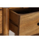 Table de chevet en manguier naturel