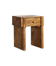 Table de chevet en manguier naturel