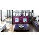 Buffet Design Blanc Portes en Verre