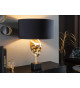 Lampe de table crâne doré