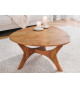 Table basse en bois d'acacia 70 cm