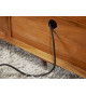 Meuble TV design en bois acacia / 160 cm