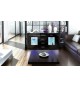 Buffet Design Blanc Portes en Verre