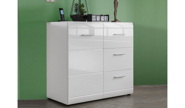 Commode Laquée Blanc