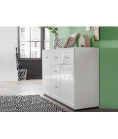Buffet Design Laqué Blanc pas cher