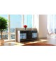 Meuble Buffet Vitré Blanc Moderne